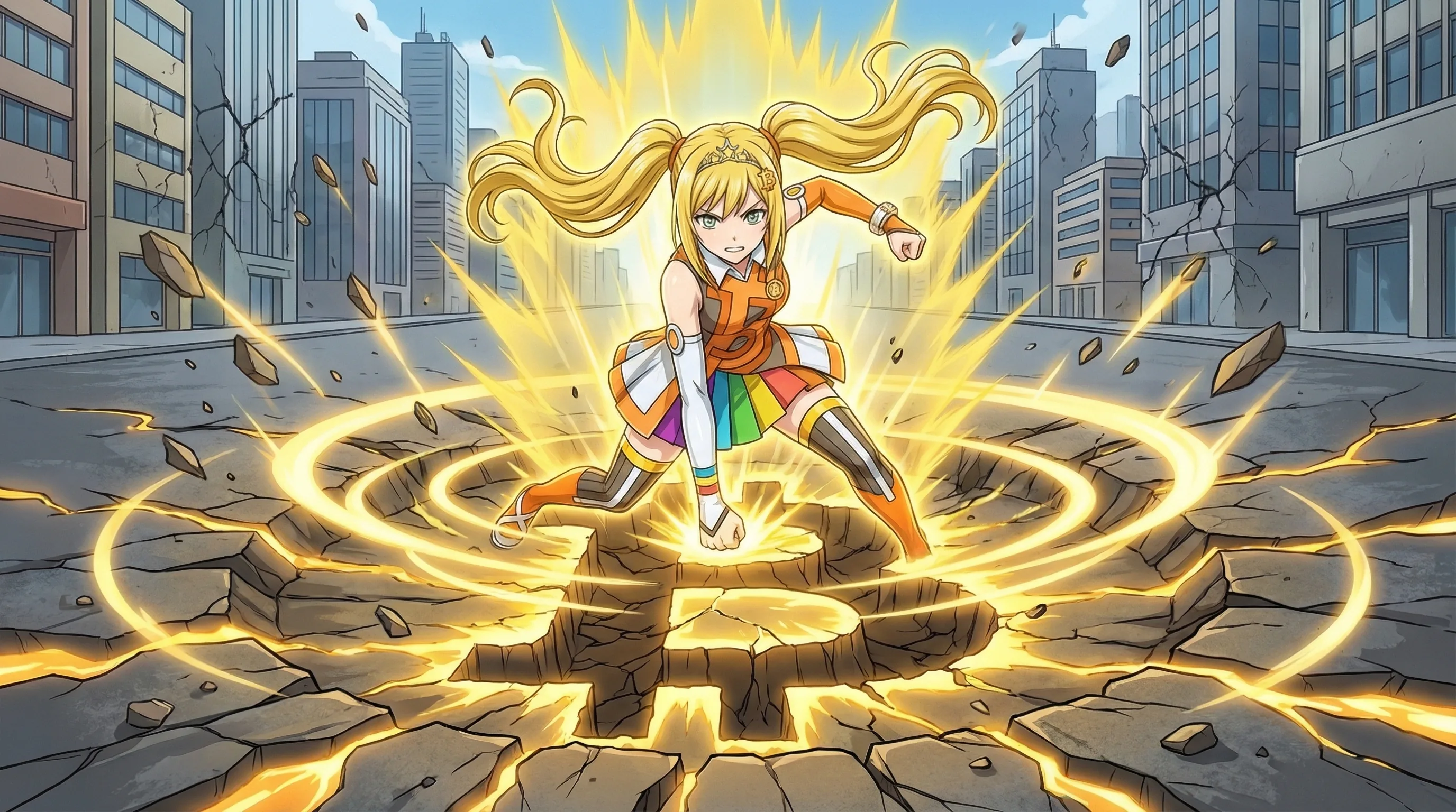 Anime Bitcoin Warrior